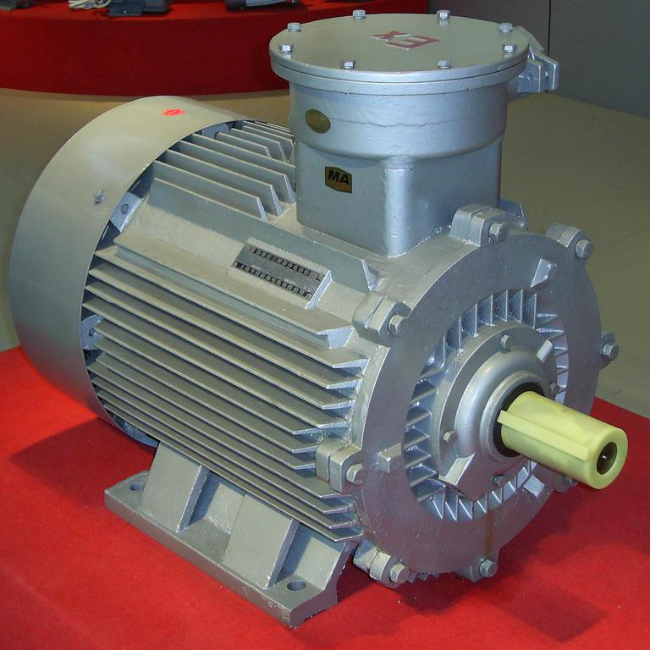 YBBP-160L-4防爆电机45°角实拍